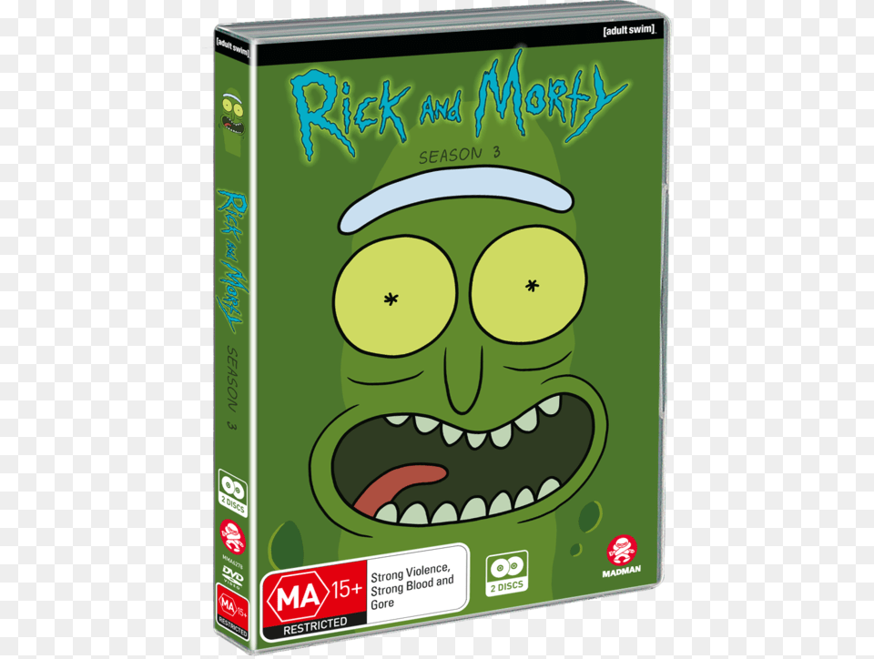 Rick And Morty Season 3 Blu Ray, Book, Publication Free Png
