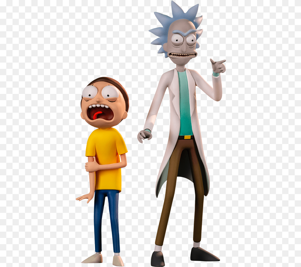 Rick And Morty Sixth Scale Figure Set By Mondo Rick And Morty Toy, Adult, Female, Person, Woman Free Png