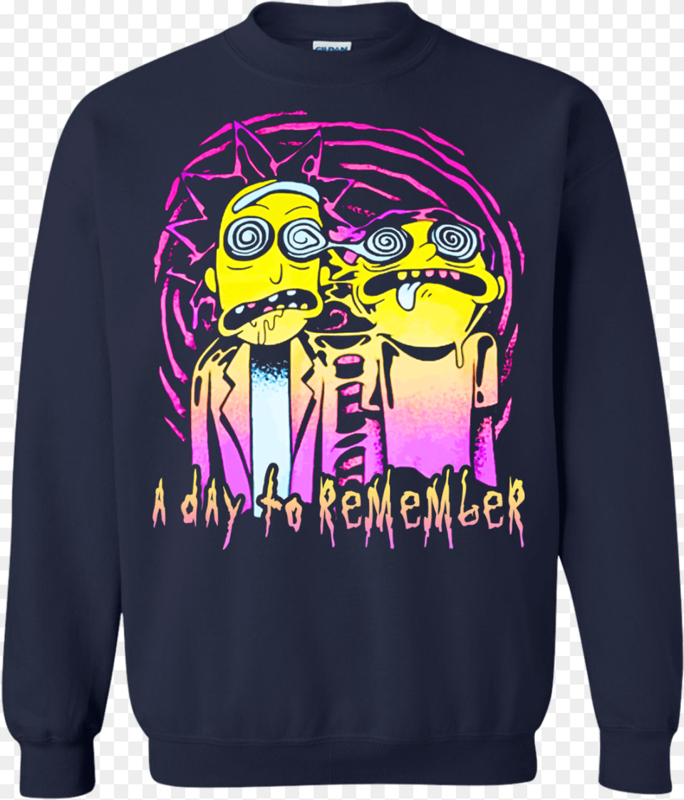 Rick And Morty South Park Ugly Christmas Sweater, Sweatshirt, Clothing, Hoodie, Knitwear Free Transparent Png