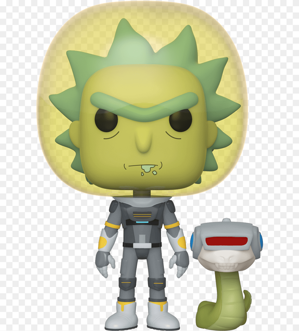 Rick And Morty Space With Snake Pop Vinyl Figure Rick And Morty Funko Pop, Toy, Robot, Baby, Person Free Png