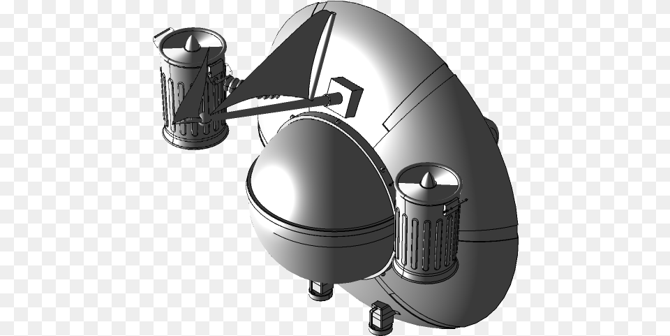 Rick And Morty Spaceship 3d Cad Model Library Grabcad Illustration, Tin, Can, Cad Diagram, Diagram Free Png Download