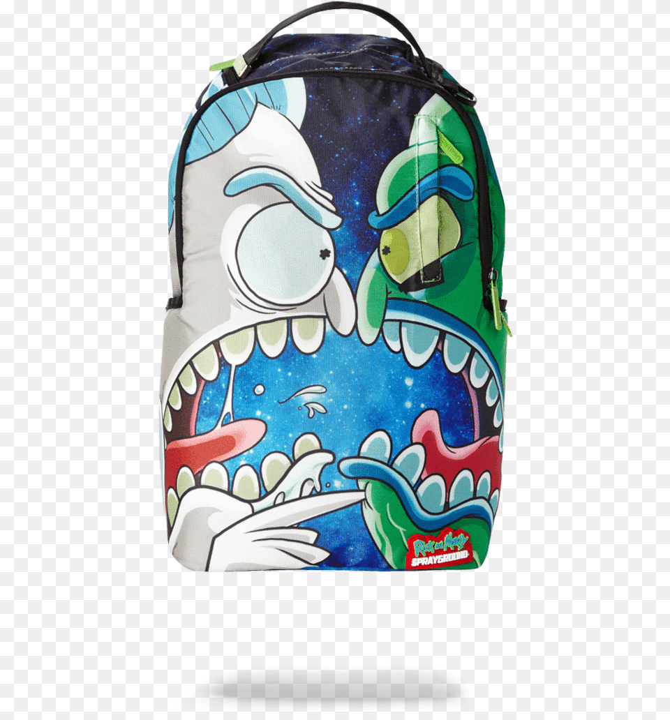 Rick And Morty Sprayground Bookbag, Backpack, Bag, Accessories, Handbag Free Png