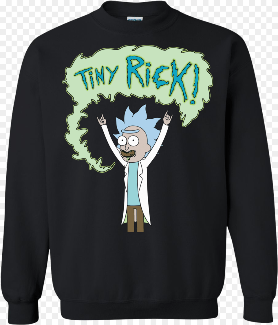 Rick And Morty Tiny Rick Shirt, T-shirt, Sweatshirt, Sweater, Sleeve Free Png