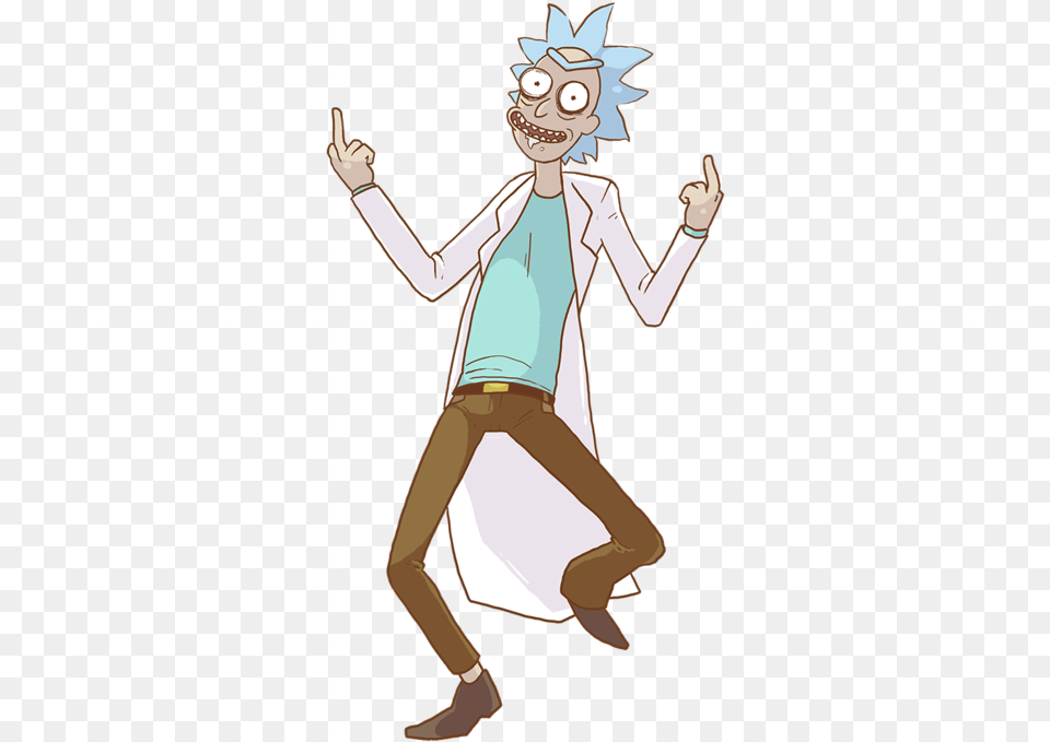 Rick And Morty Transparent, Book, Comics, Person, Publication Free Png Download