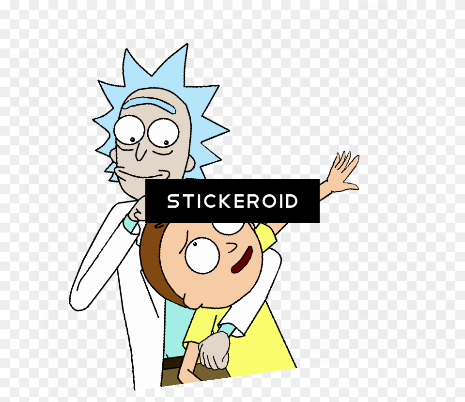 Rick And Morty Transparent, Book, Clothing, Coat, Comics Free Png