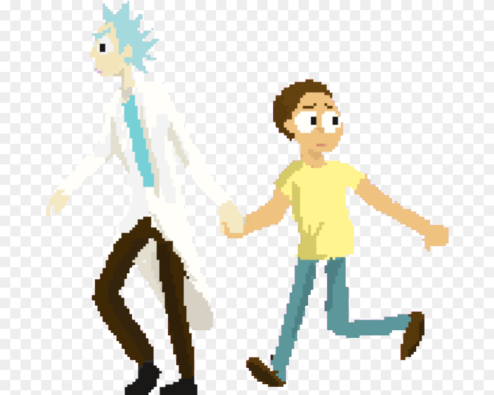Rick And Morty Transparent Gif, Body Part, Person, Pants, Male Free Png