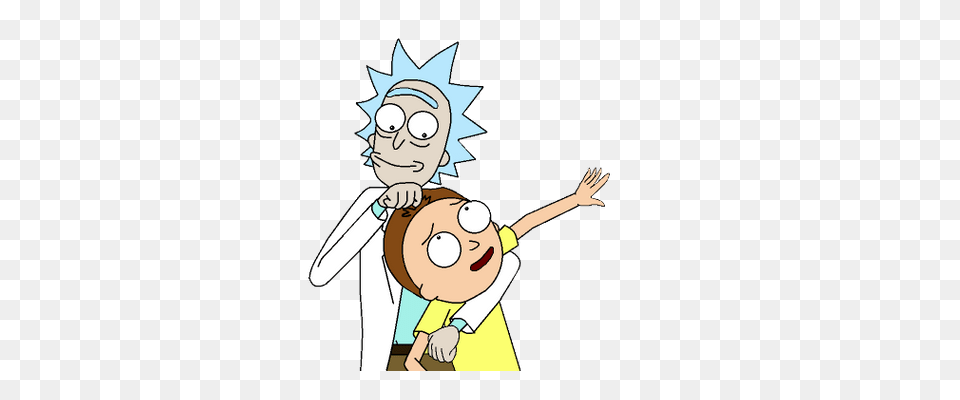 Rick And Morty Transparent Images, Book, Comics, Publication, Person Png