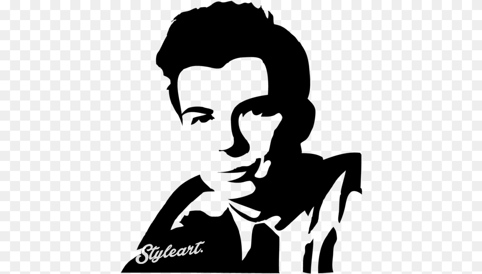 Rick Astley Is Never Going To Give You Up Design By Rick Astley For President Poster, Photography, Silhouette, Stencil, Face Free Png