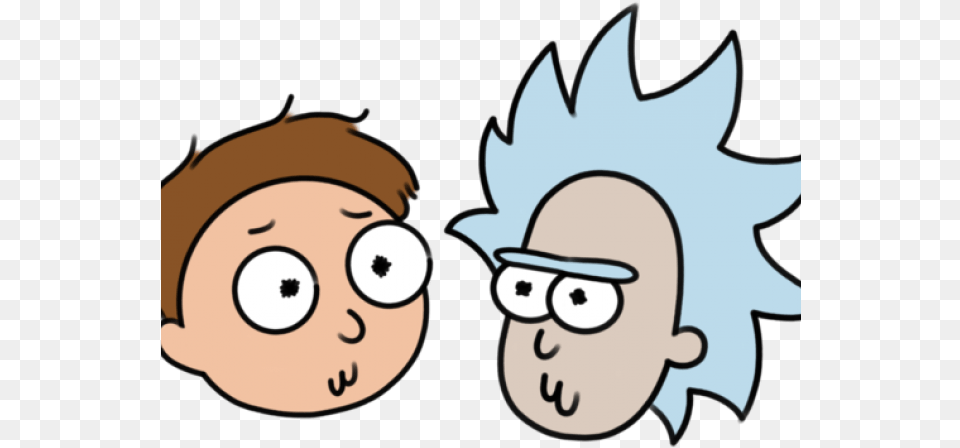 Rick Et Morty Face, Head, Person, Baby, Cartoon Free Png Download