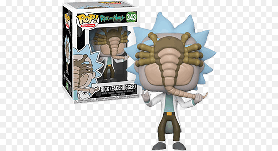 Rick Facehugger Funko Pop, Plush, Toy, Body Part, Hand Png