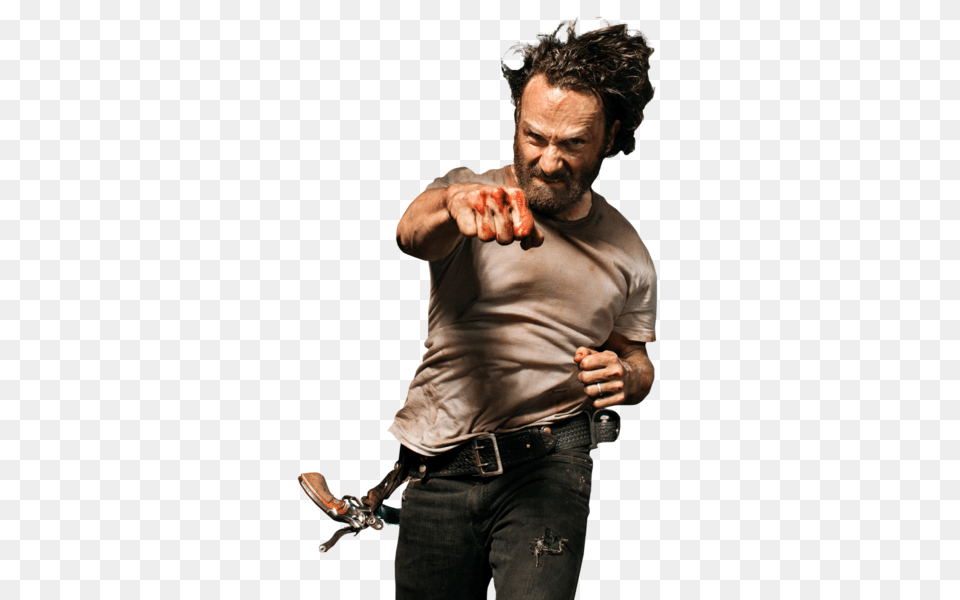 Rick Grimes From The Walking Dead, Adult, Body Part, Person, Man Png Image