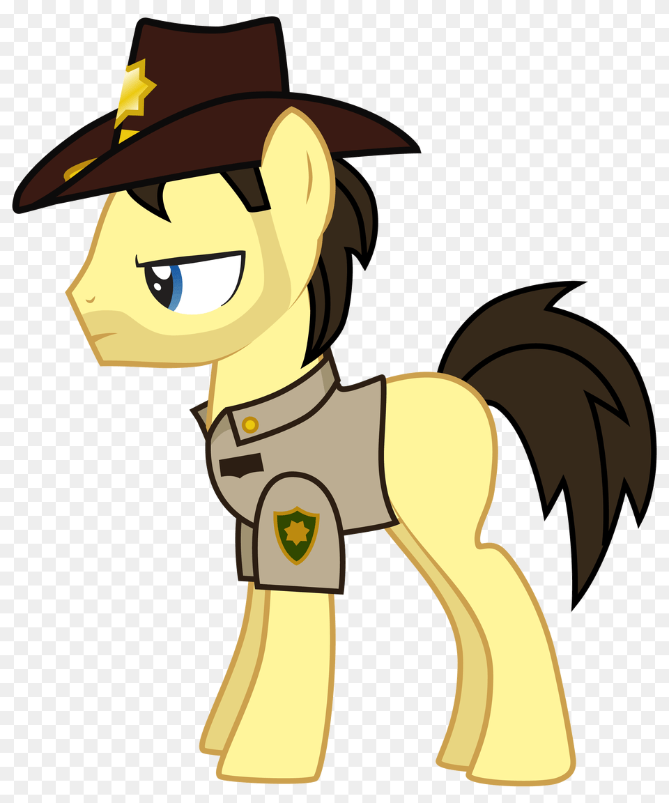 Rick Grimes Pony, Clothing, Hat, Baby, Person Png