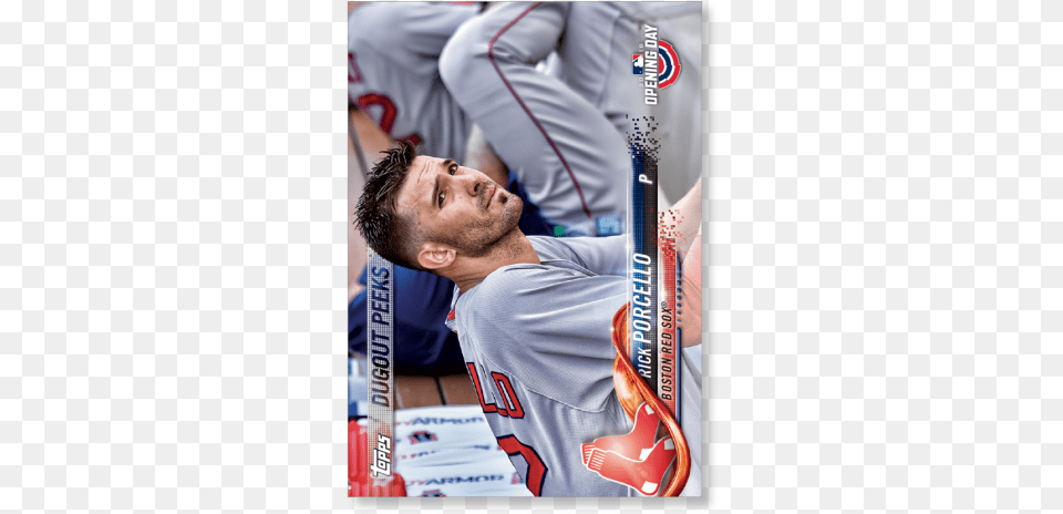 Rick Porcello 2018 Topps Opening Day Baseball Dugout Player, Person, People, Adult, Man Png Image