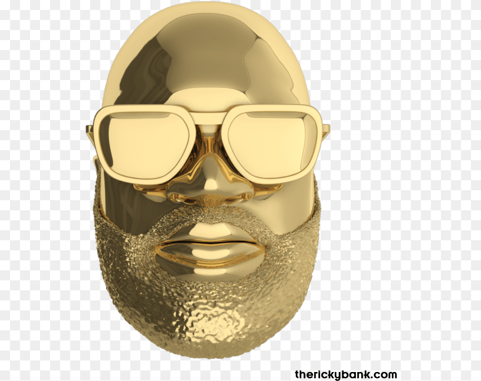 Rick Ross With Gold, Accessories, Glasses, Goggles, Chandelier Png Image