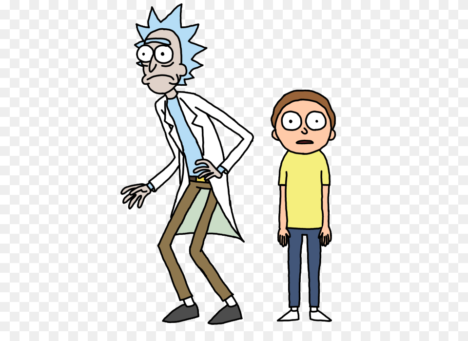 Rick Sanchez And Morty Smith, Book, Publication, Comics, Child Png Image