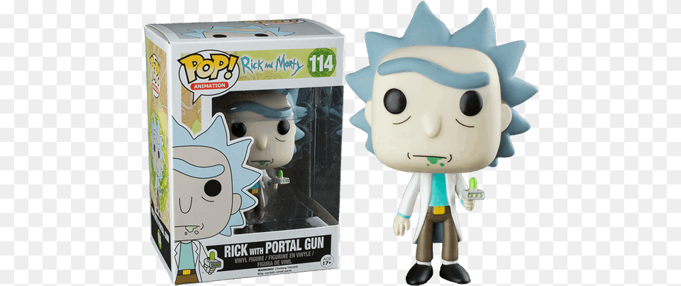 Rick Sanchez Funko Pop, Plush, Toy, Face, Head Free Transparent Png