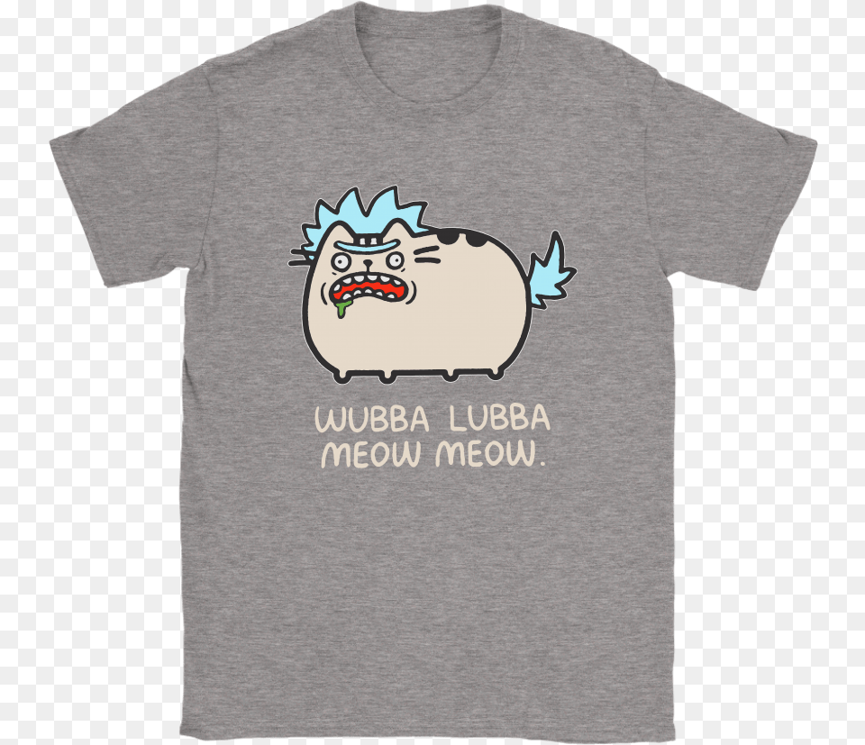 Rick Sanchez Pusheen Cat Wubba Lubba Meow Shirts Sally The Nightmare Before Christmas Shirt, Clothing, T-shirt Png Image