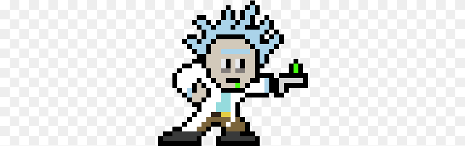 Rick Sanchez Rick Sanchez Pixel Art, Outdoors, Qr Code Png