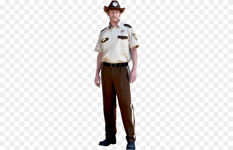 Rick The Walking Dead Costume, Clothing, Hat, Adult, Male Png Image