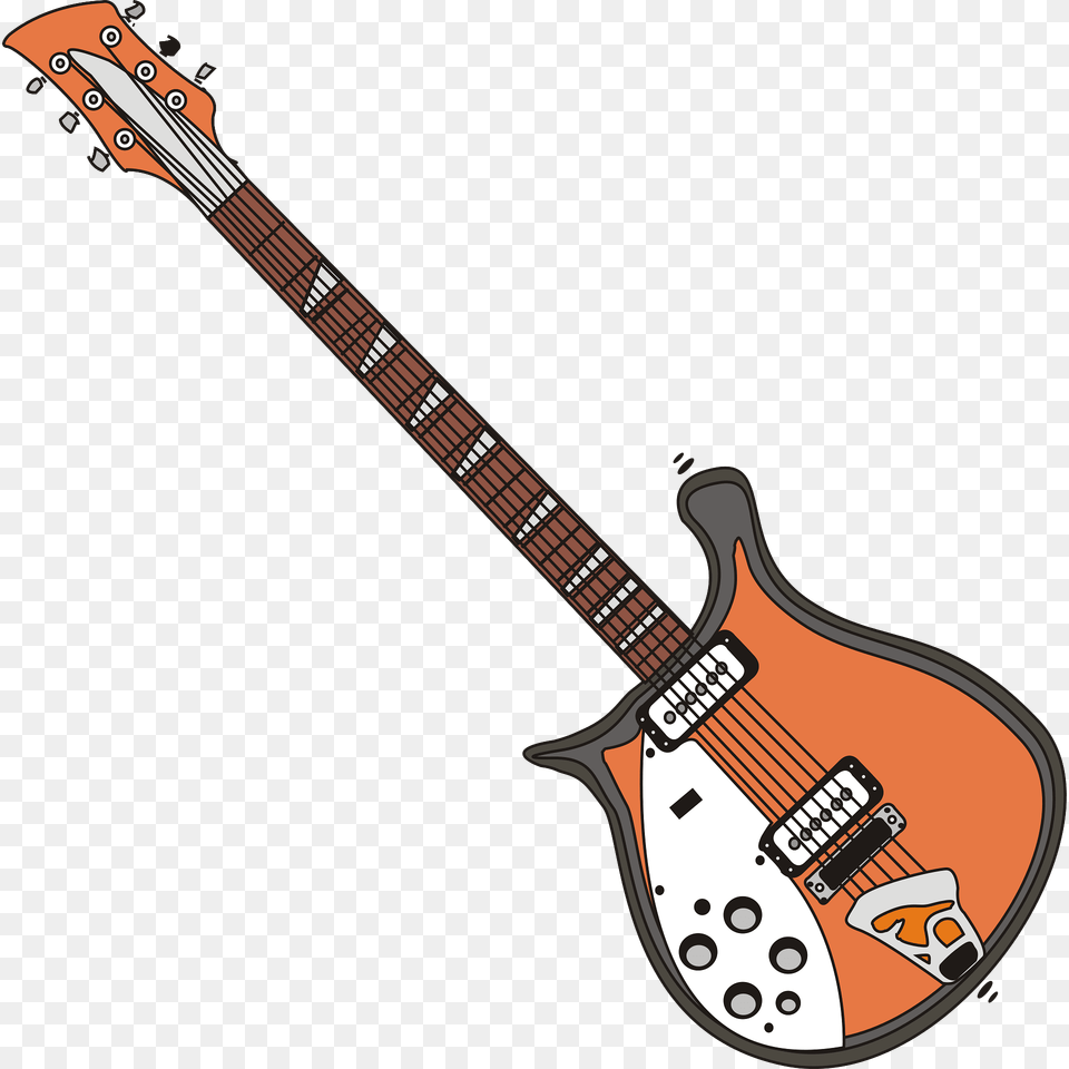 Rickenbacker 620 Electric Guitar Clipart, Musical Instrument, Bass Guitar, Electric Guitar Free Png