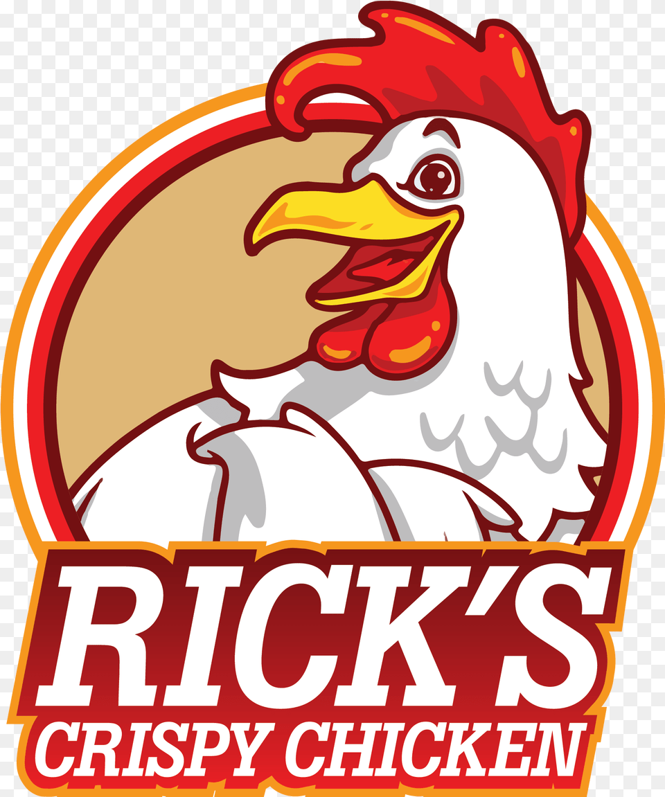 Ricks Crispy Chicken Chicken Vector Logo, Animal, Beak, Bird, Dynamite Free Transparent Png