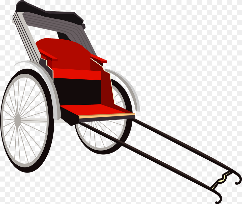 Rickshaw Clipart, Machine, Wheel, Bow, Weapon Free Transparent Png