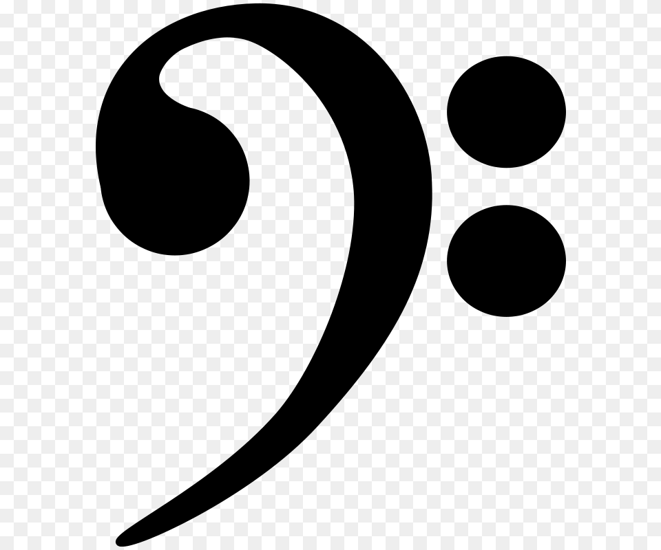 Rickvanderzwet Bass Clef, Gray Free Png Download