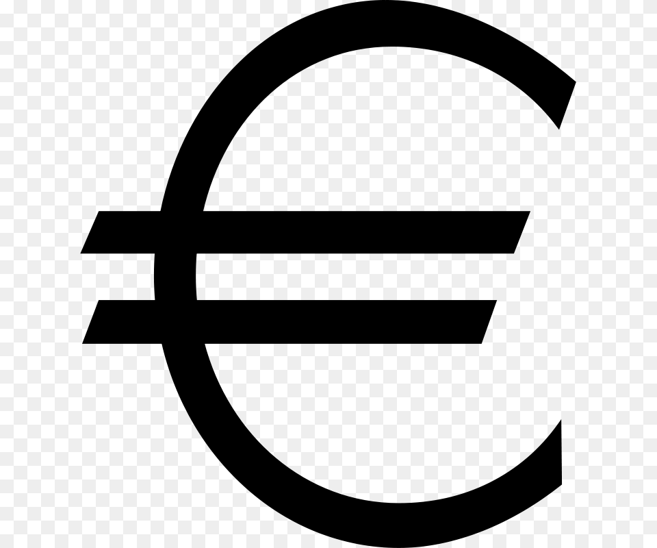 Rickvanderzwet Euro Sign, Gray Free Transparent Png