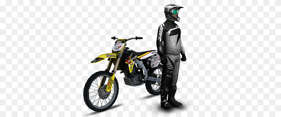 Ricky Carmichaels Motocross Matchup News Games, Vehicle, Transportation, Motorcycle, Person Free Transparent Png