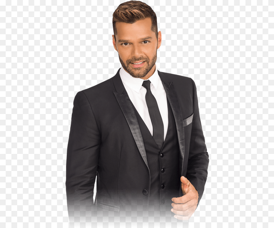 Ricky Martin, Accessories, Tie, Suit, Tuxedo Free Png