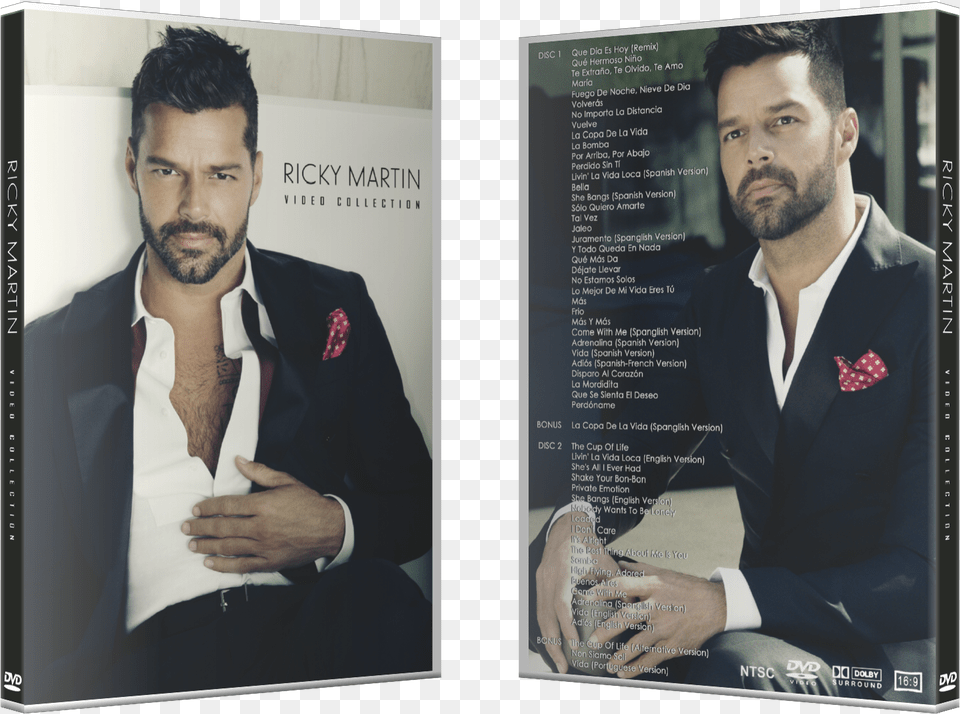 Ricky Martin Video Collection Gentleman, Accessories, Suit, Person, Hand Free Png
