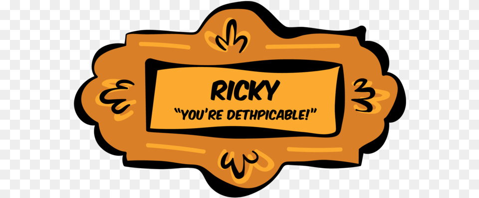 Ricky Sign, Logo, Person, Text Free Png