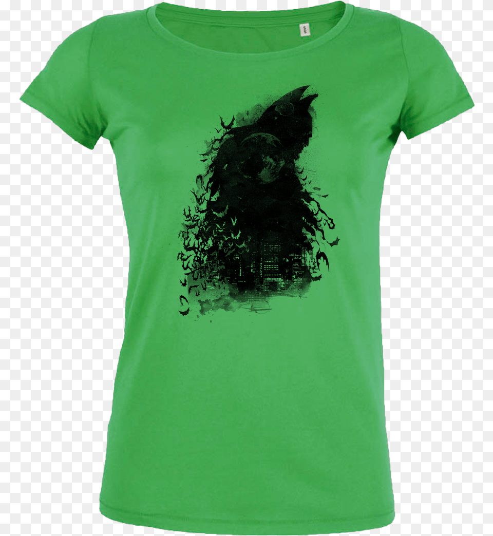 Rico Mambo Dark Knight T Shirt Stella Loves Light Green, Clothing, T-shirt, Animal, Pet Free Png Download