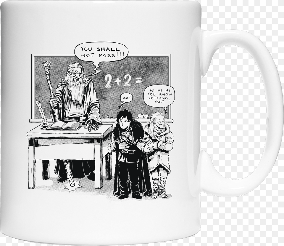 Rico Mambo You Shall Not Pass Sonstiges Coffee Mug Cartoon, Book, Comics, Publication, Adult Png