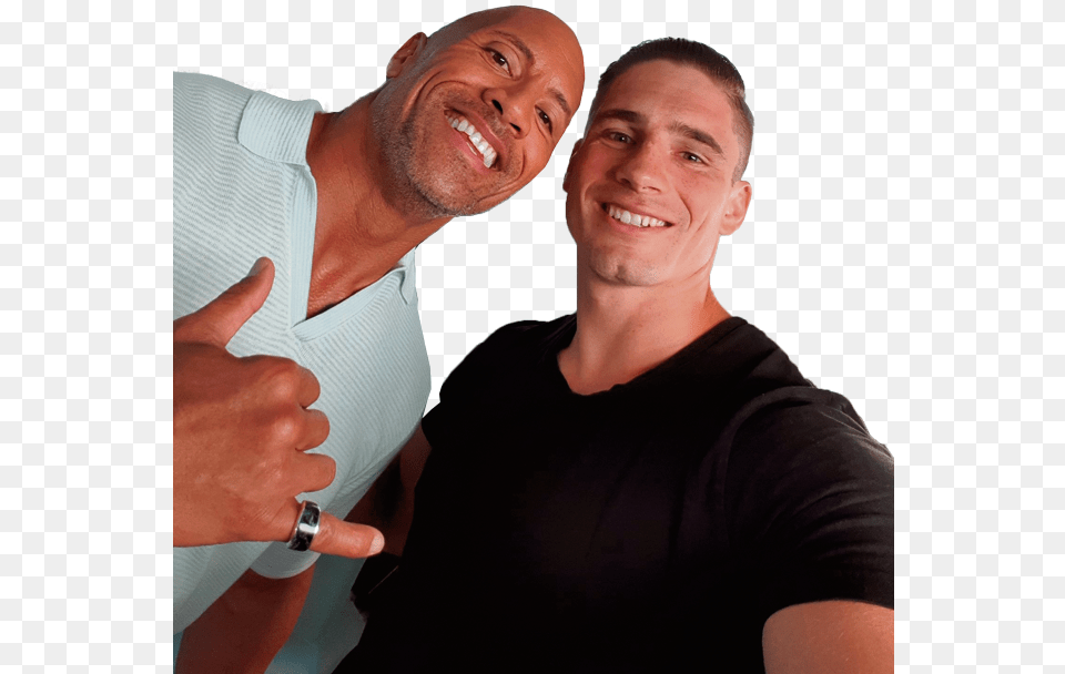 Rico Verhoeven The Rock Rico Verhoeven The Rock, Smile, Person, Head, Happy Free Transparent Png