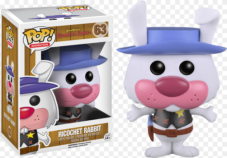 Ricochet Rabbit Flocked Pop Vinyl Figure Hanna Barbera Pop Figure, Toy, Plush Free Png Download