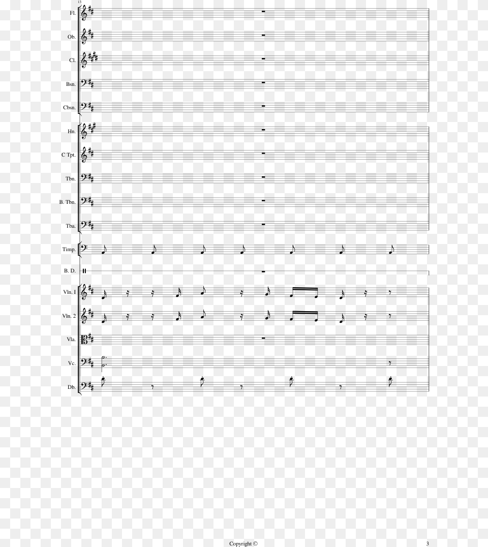 Ricochet Sheet Music Composed By Shostglass 3 Of 68 Plot, Gray Free Png Download