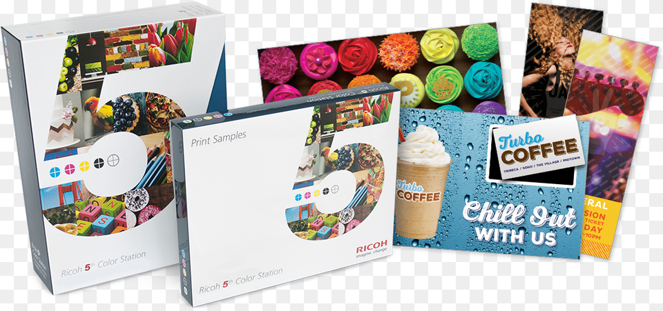 Ricoh Pro C7210x Series 5th Color Kit Cupcakes Note Cards Pk Of, Advertisement, Poster, Bird, Animal Png