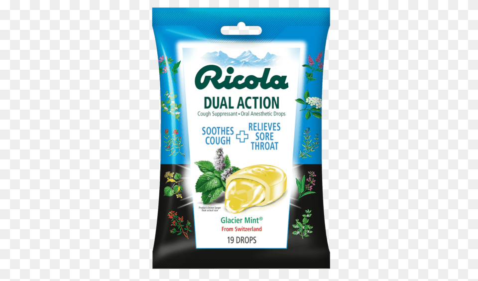 Ricola Dual Action Cough Drops, Herbal, Herbs, Plant Free Transparent Png