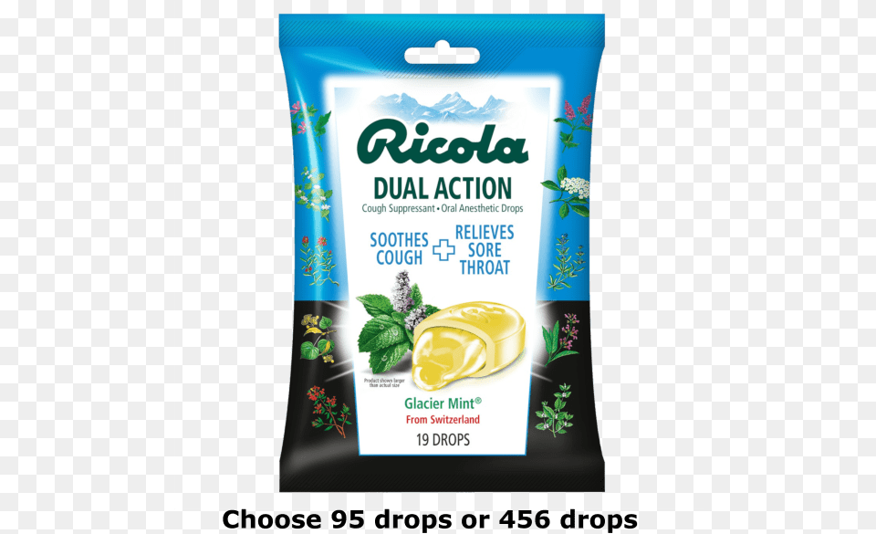 Ricola Lemon And Honey, Herbal, Herbs, Plant, Advertisement Free Transparent Png