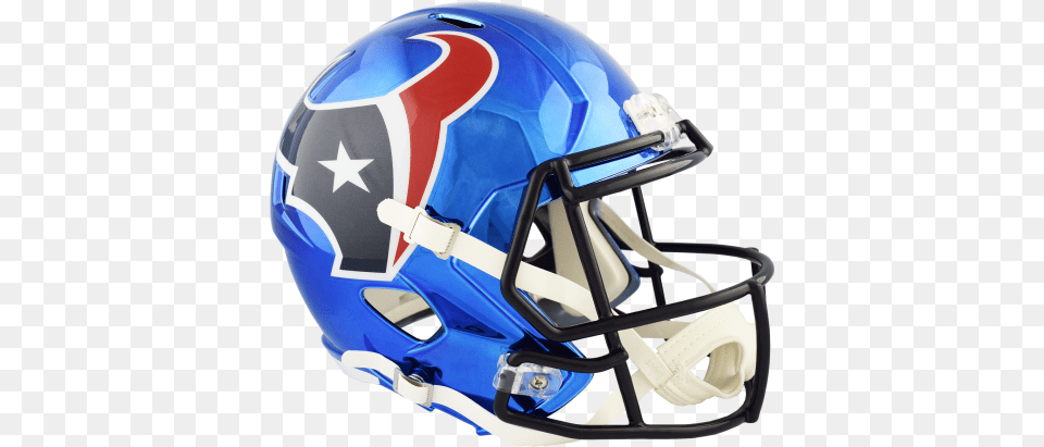 Riddell Houston Texans Blaze New Orleans Saints Helmet, American Football, Playing American Football, Person, Sport Png