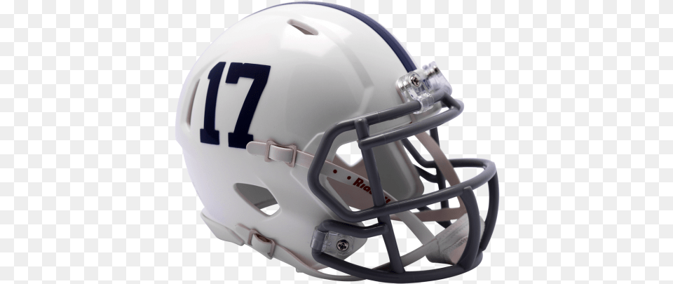 Riddell Mini 2017 Speed Football Helmet Ncaa Penn St, American Football, Football Helmet, Sport, Person Free Png