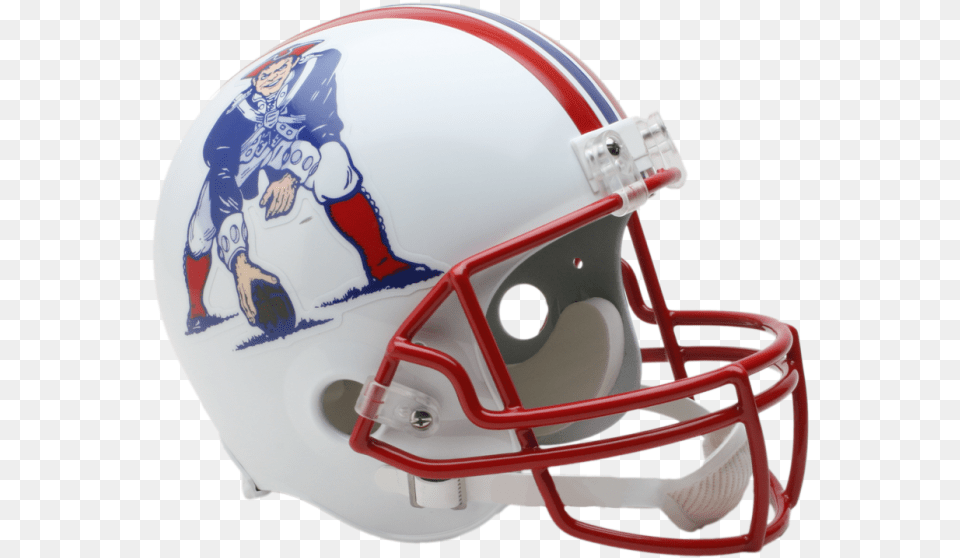 Riddell New England Patriots Mini Vsr4 Throwback 90 92, American Football, Football, Football Helmet, Helmet Free Png