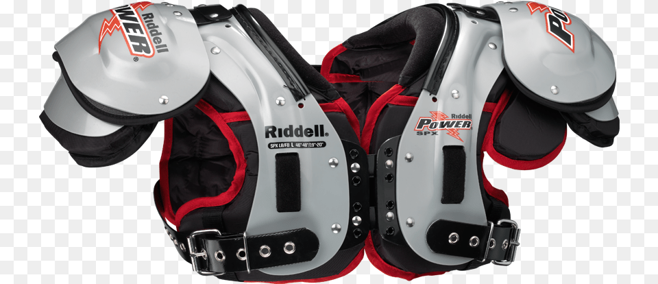 Riddell Power Spx Lbfb Riddell Power Shoulder Pads, Clothing, Lifejacket, Vest Free Transparent Png