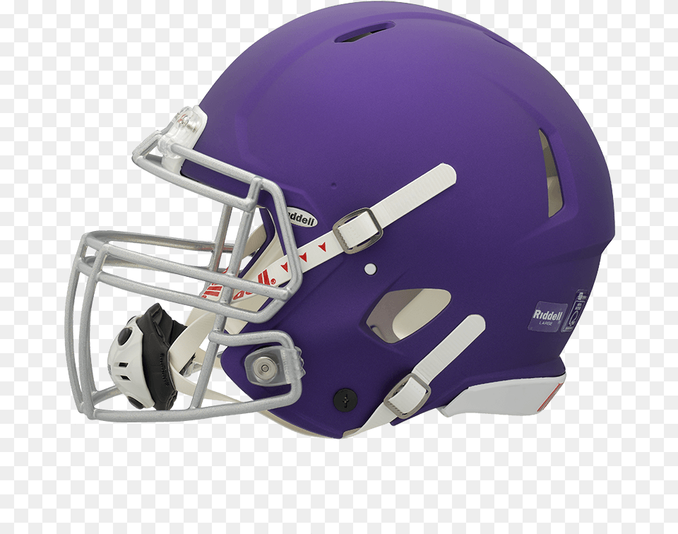 Riddell Speed Classic Icon Side View Football Helmets Purple Football Helmet Transparent, American Football, Football Helmet, Sport, Person Png