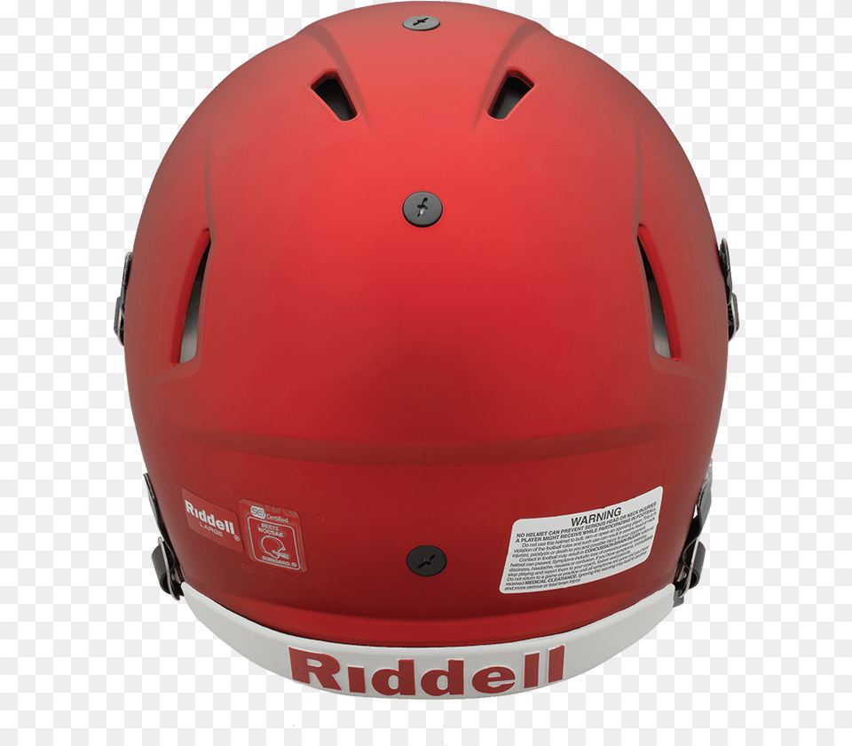 Riddell Speed Icon Adult Football Helmet Team Sports Riddell Speed Back Of Helmet, Crash Helmet Free Png Download