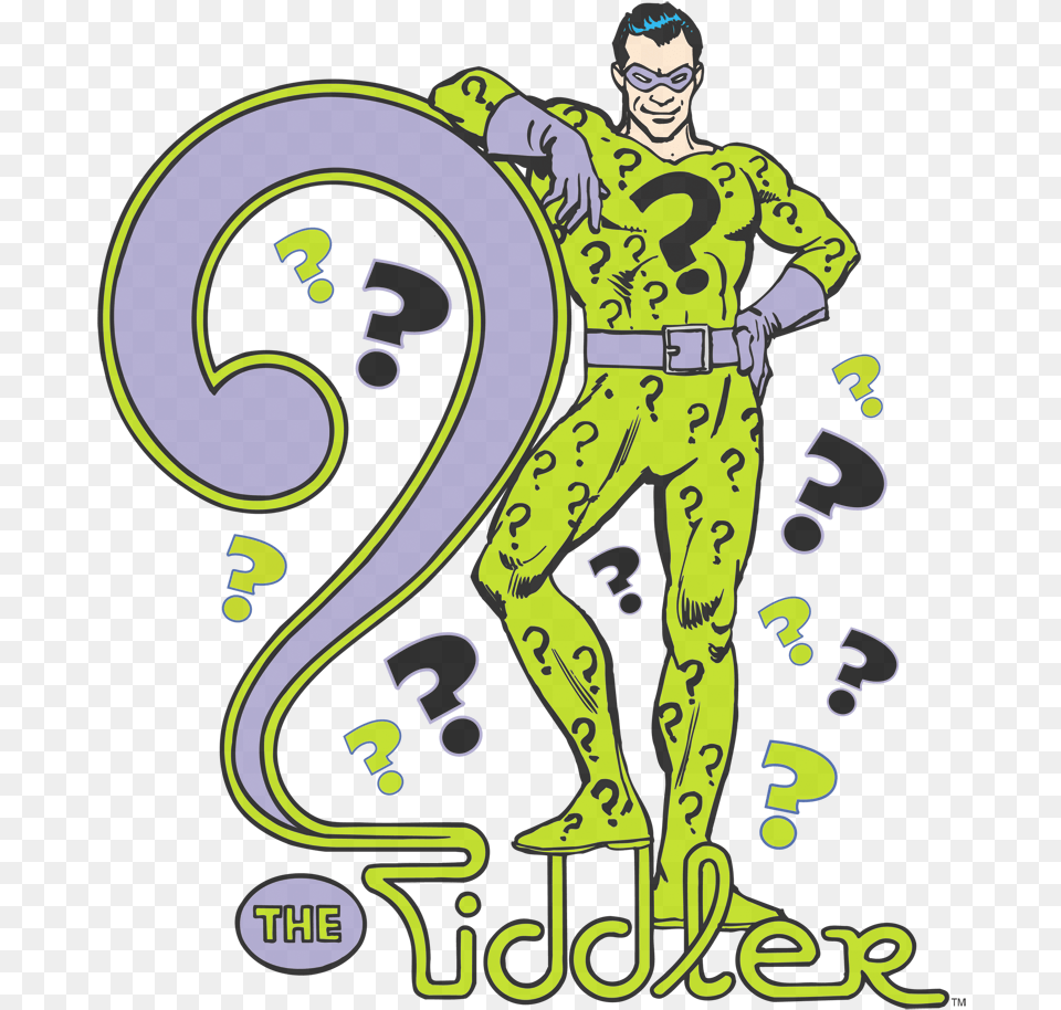Riddler And Logo Green By Batman, Adult, Person, Man, Male Png Image