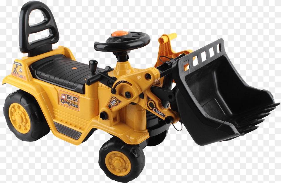 Ride On Car Yellow Toy, Machine, Wheel, Grass, Plant Free Png