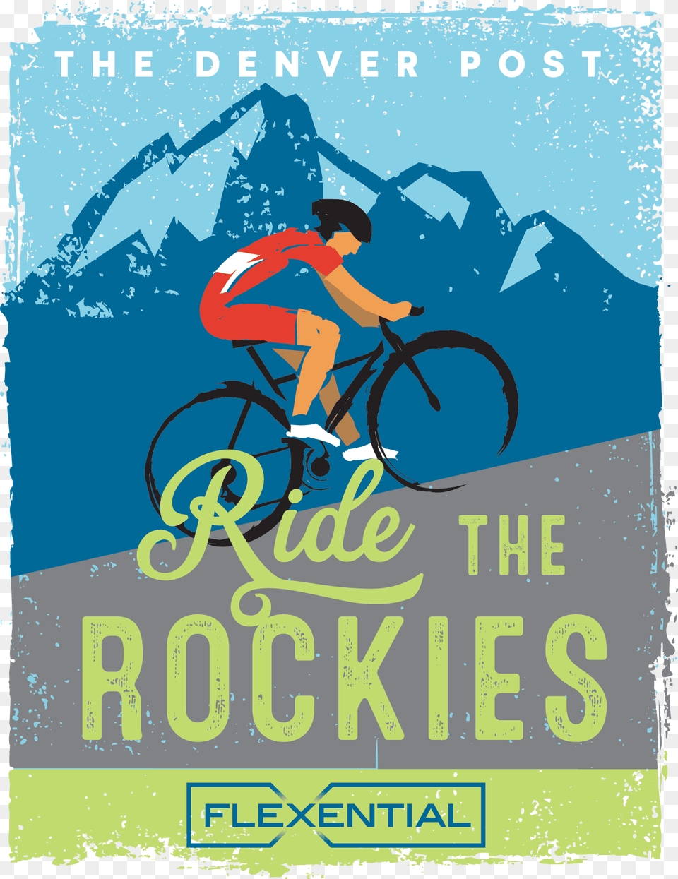 Ride The Rockies 2019, Advertisement, Poster, Adult, Person Png Image
