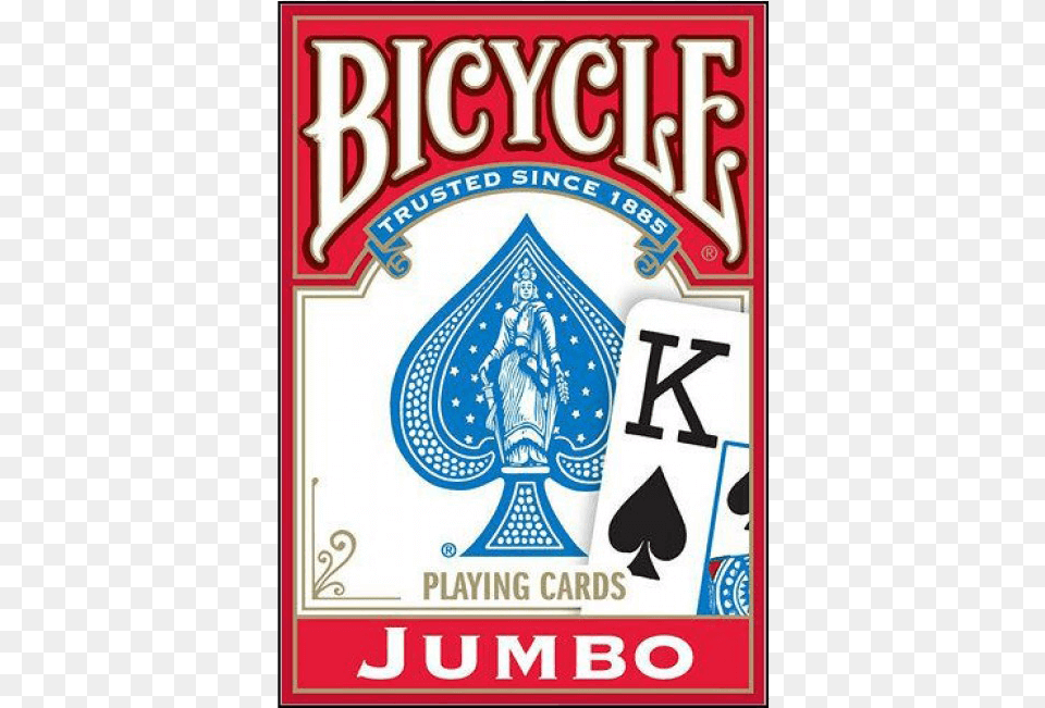Rider Back International Jumbo Index Bicycle Playing Cards, Advertisement, Poster, Person Png